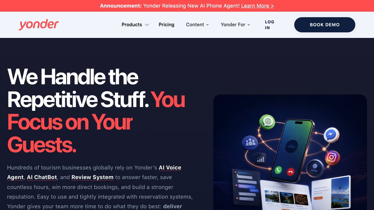 yonderhq.com website screenshot