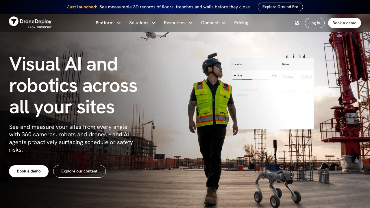 DroneDeploy website screenshot