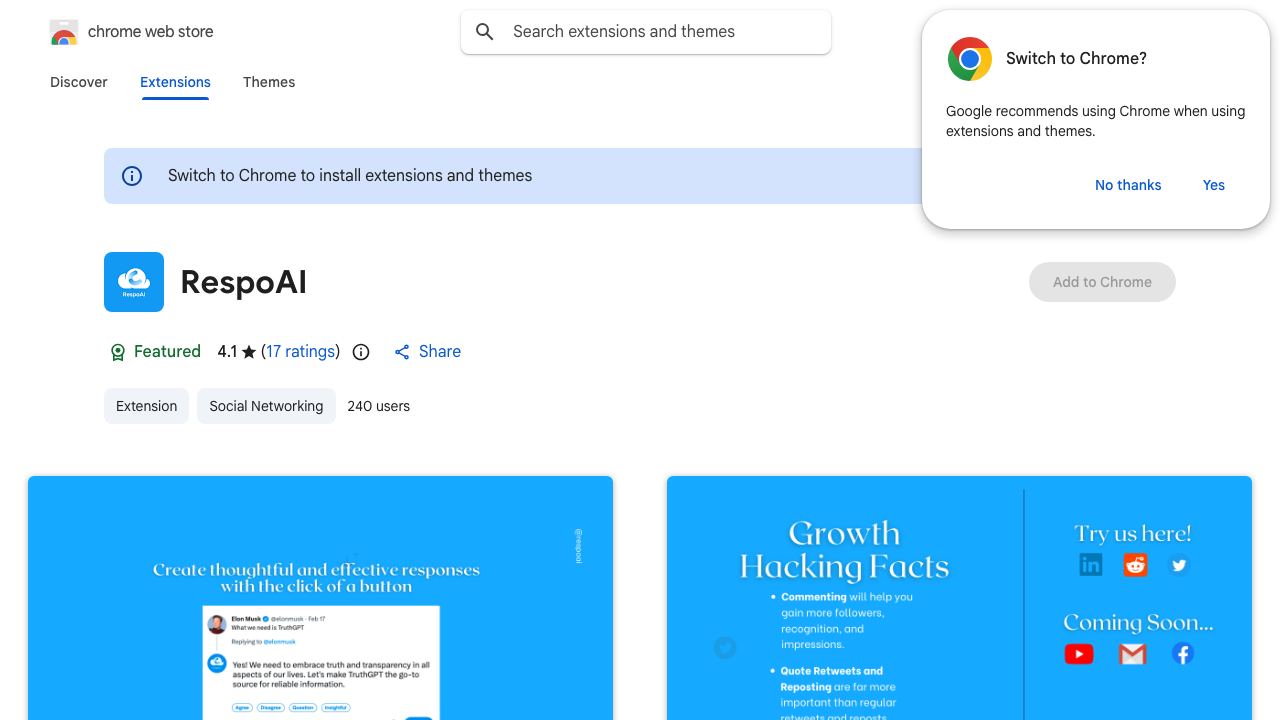 RespoAI website screenshot