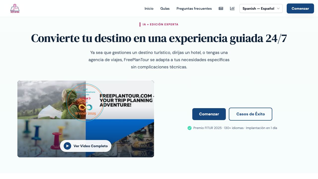 FreePlanTour website screenshot