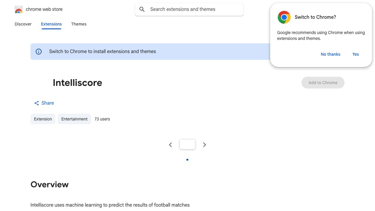 Intelliscore 网站截图