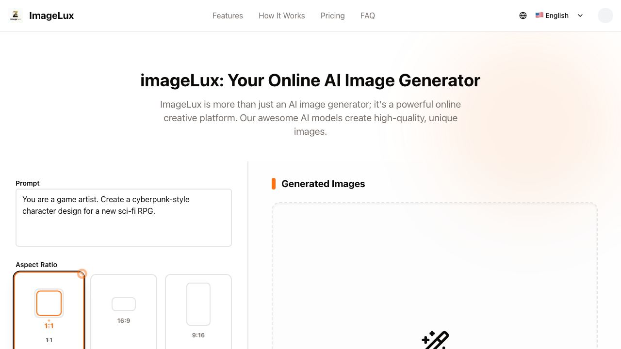 imagelux website screenshot