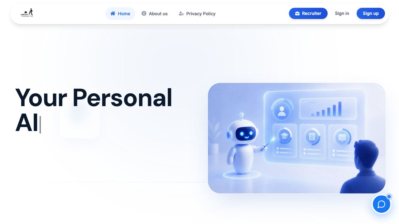 Jobform Automator 网站截图