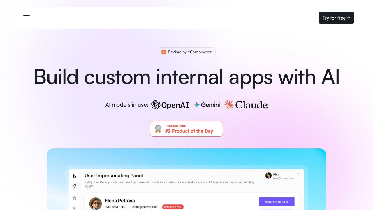 Build0 website screenshot