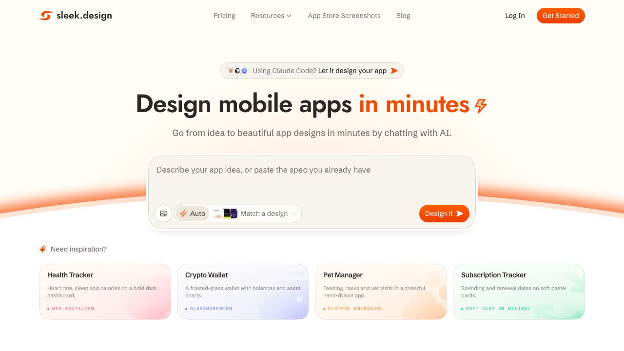 Sleek 网站截图