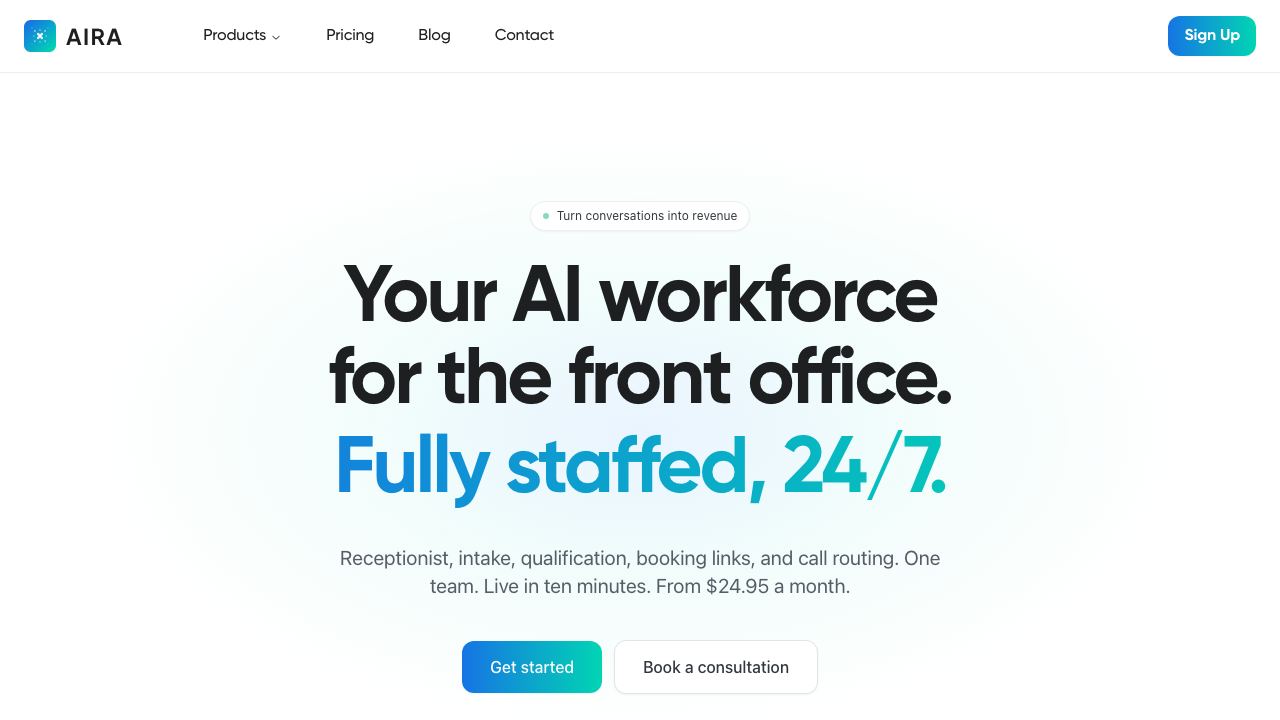 Aira 网站截图