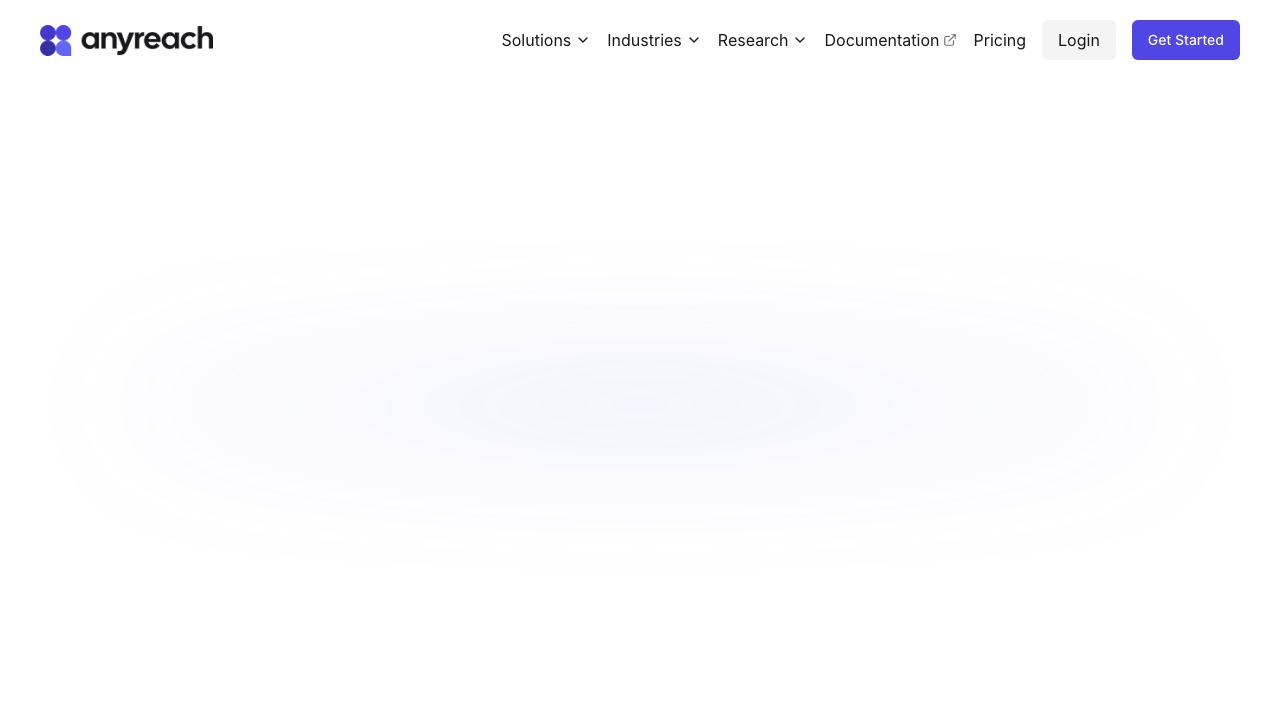 Anyreach 网站截图