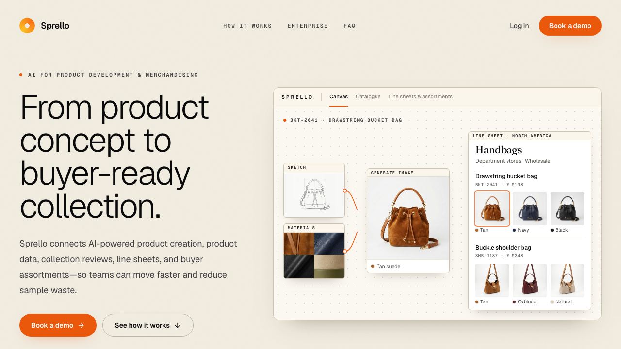 Sprello 网站截图