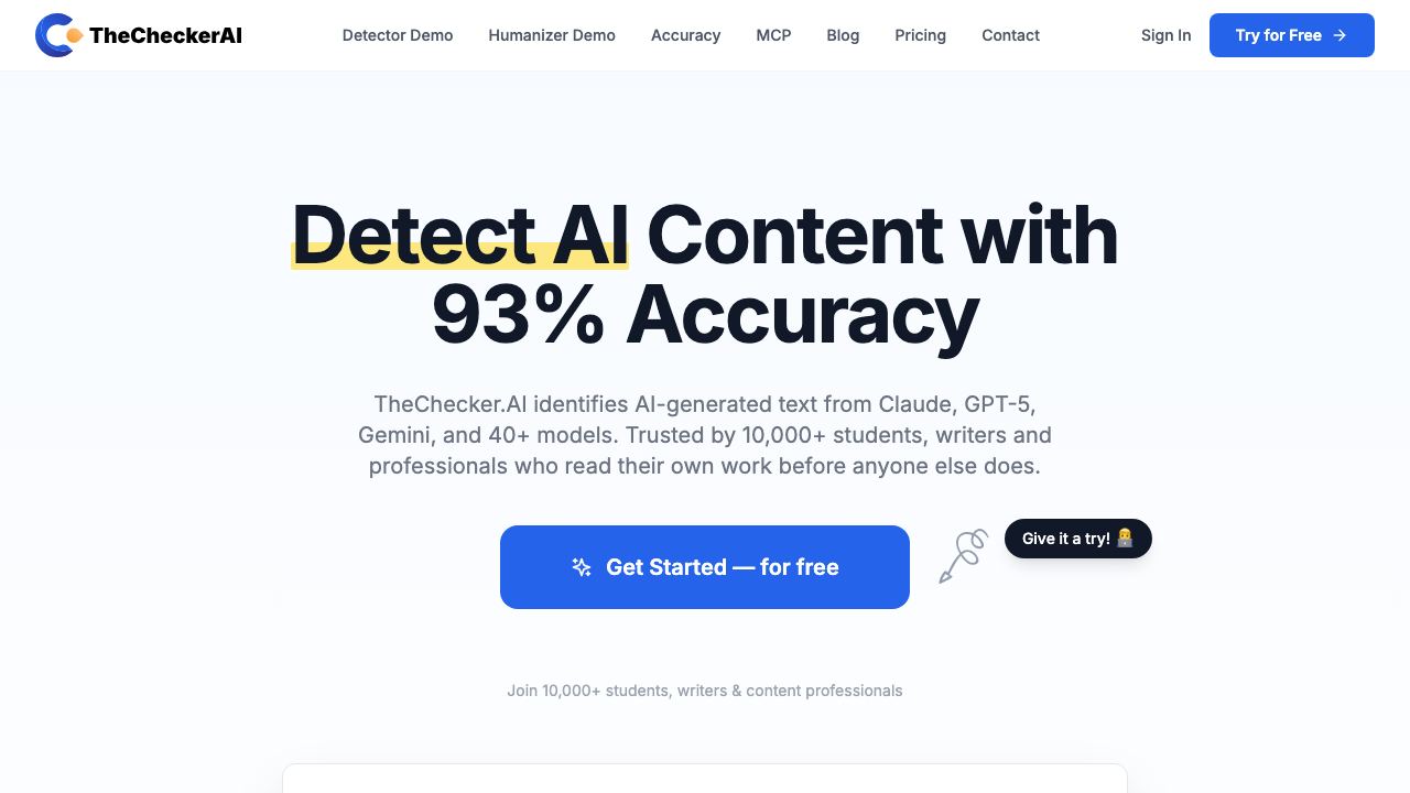 AICheatCheck 网站截图