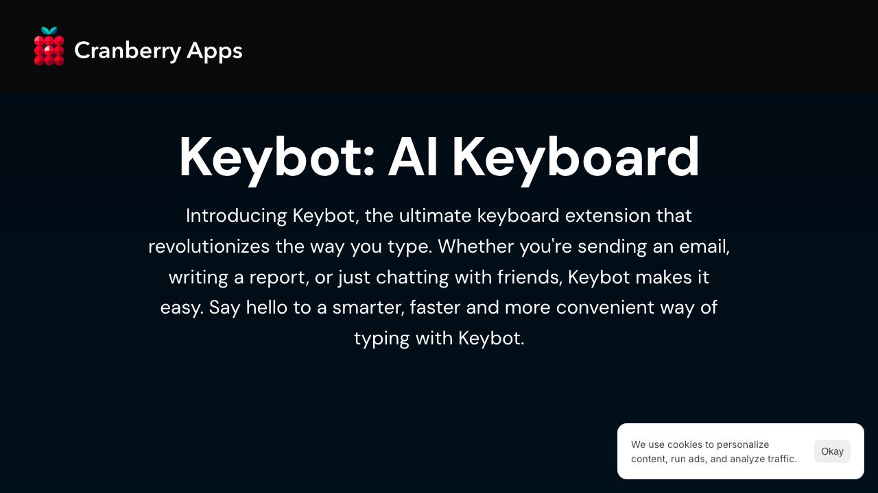 Keybot AI website screenshot