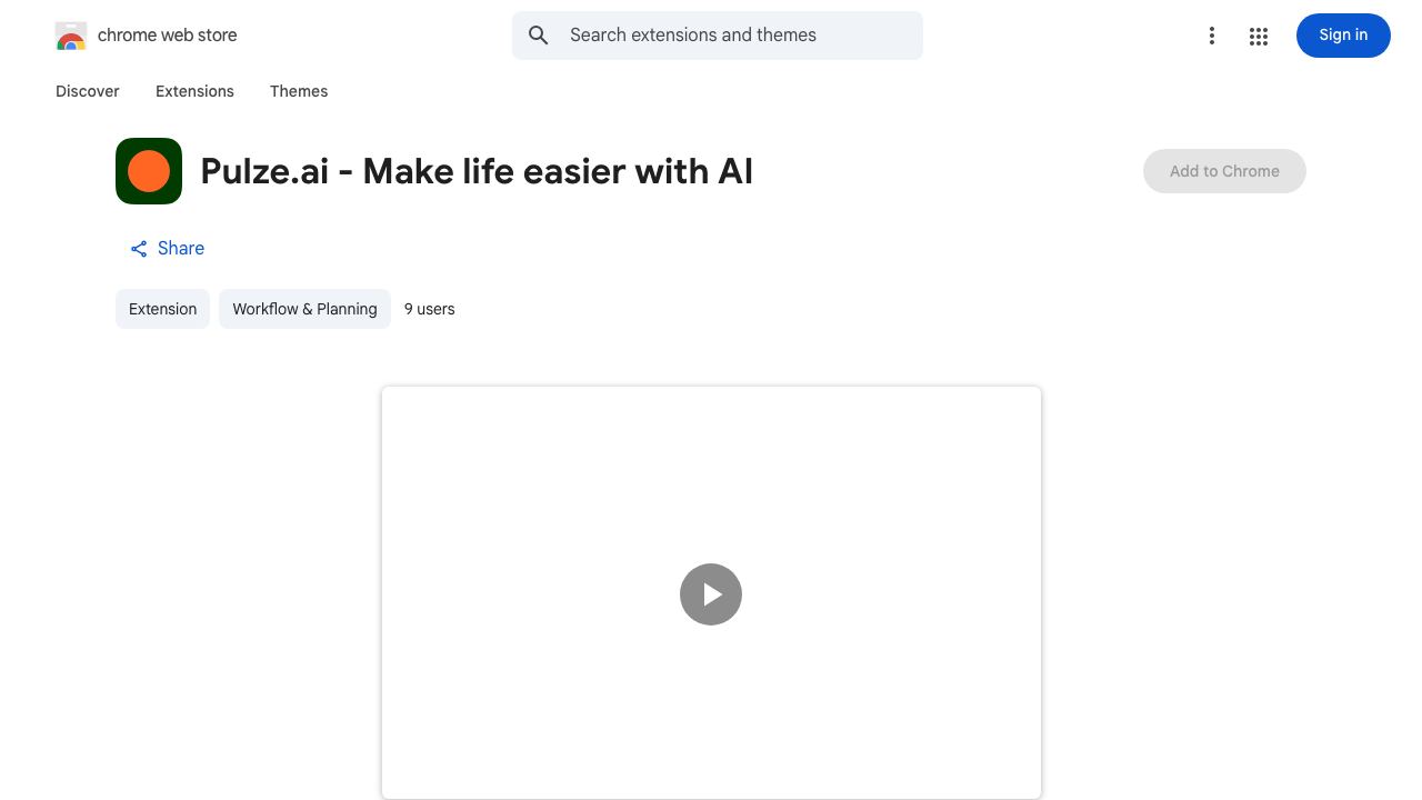 Pulze.ai - Make life easier with AI 网站截图