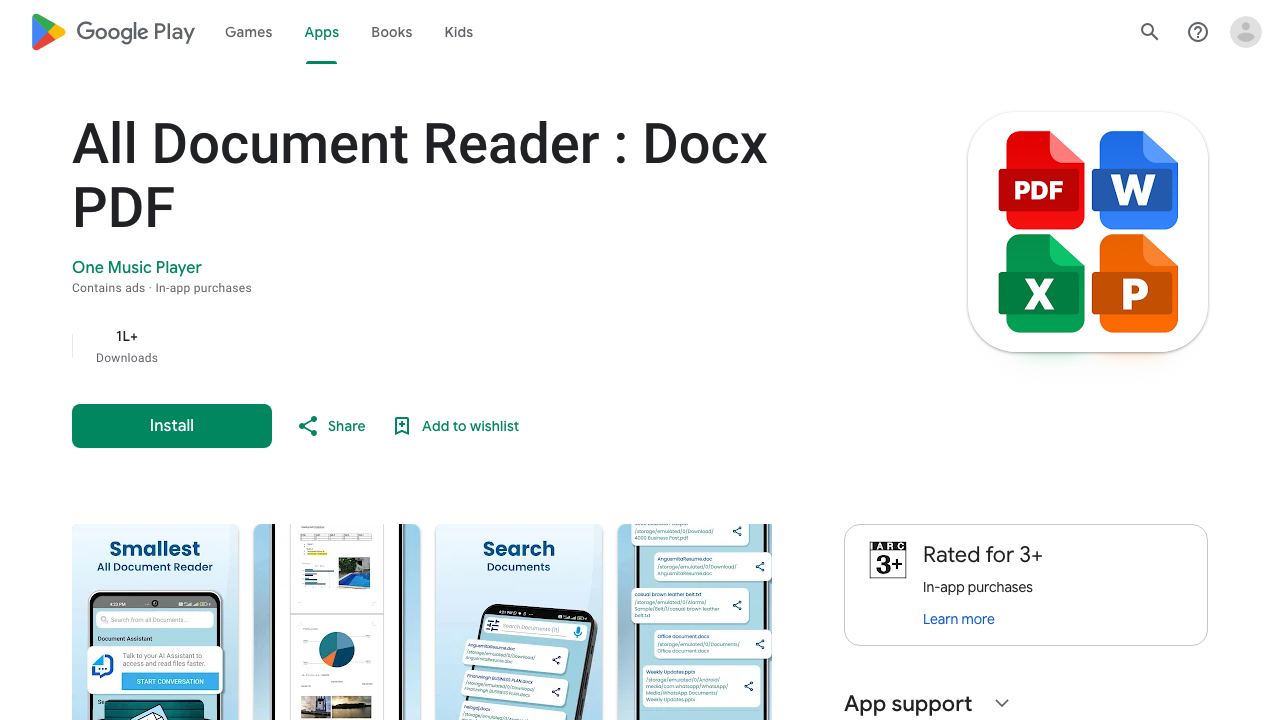 All Document Reader Assistant 网站截图