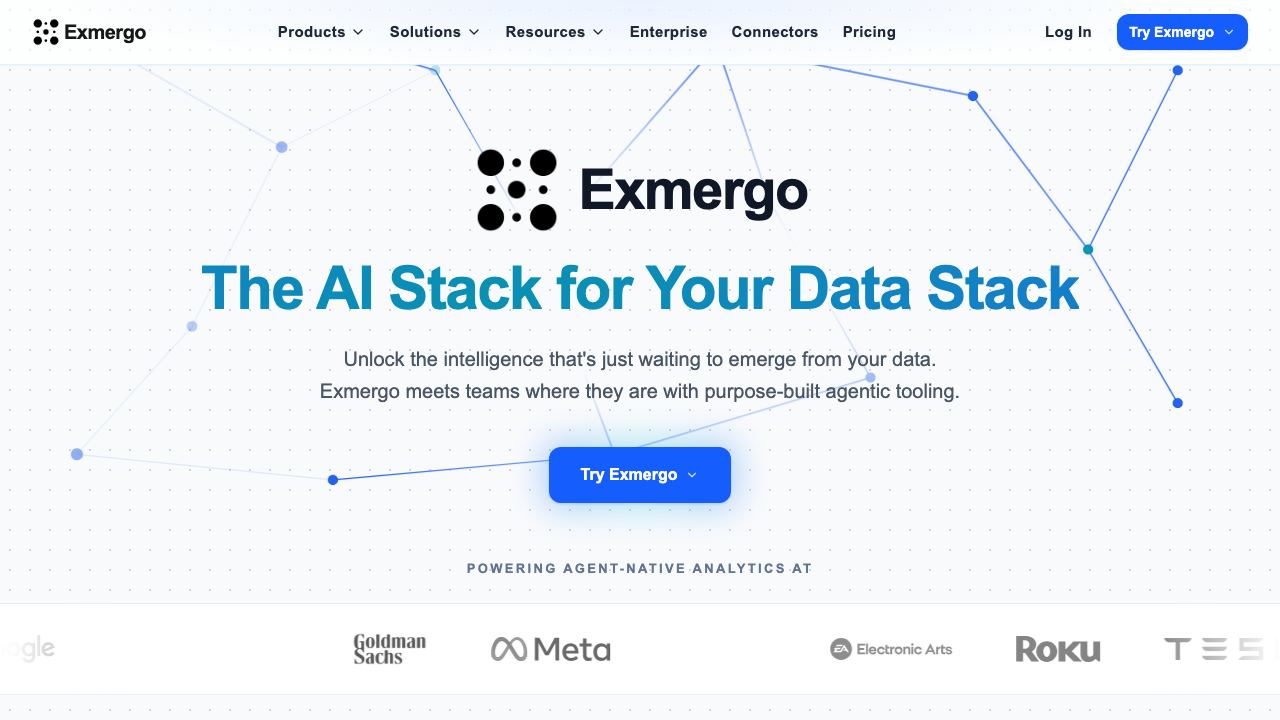Exmergo Viz website screenshot