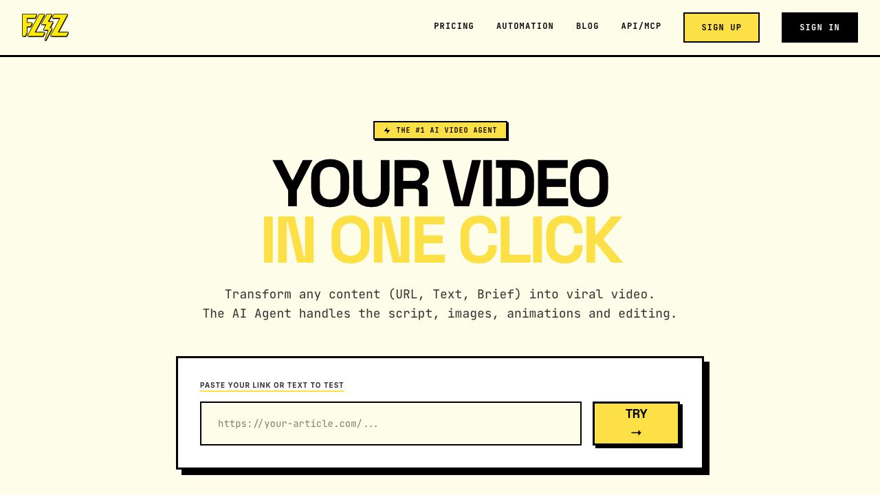Fliz website screenshot