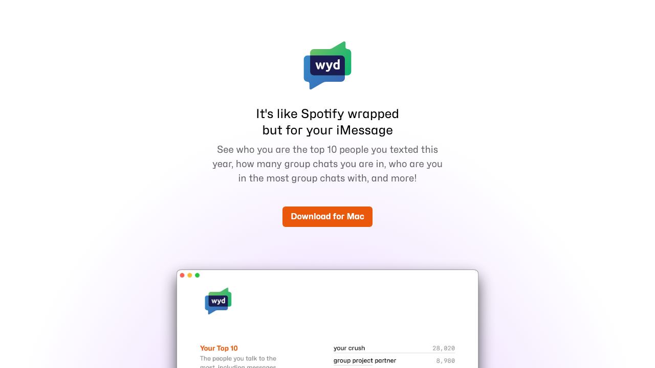 wyd.chat 网站截图