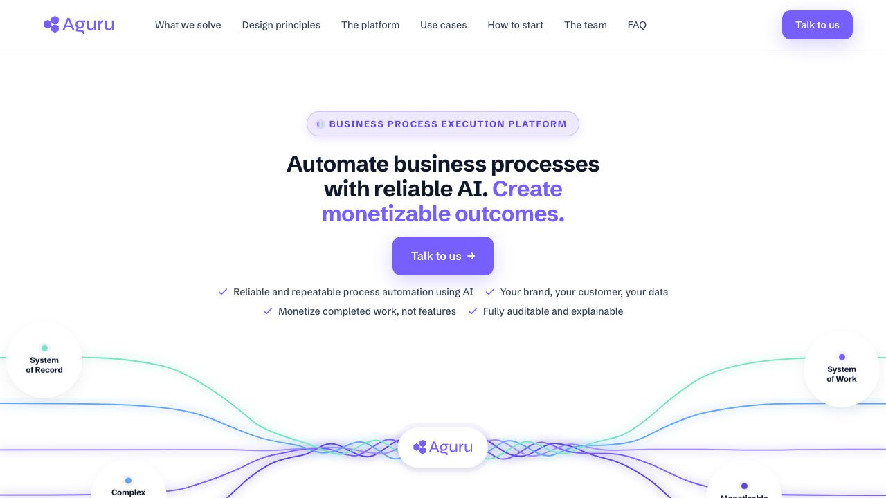 Aguru Safeguard 网站截图