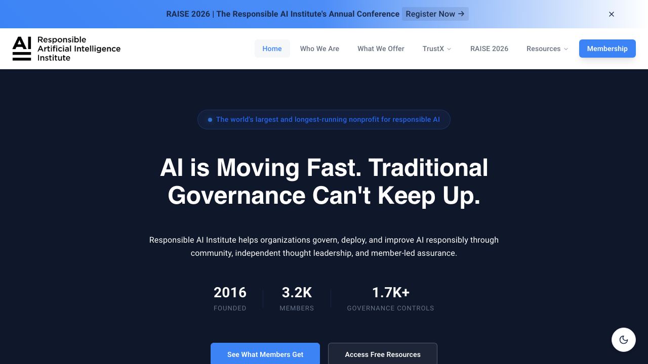 responsible.ai website screenshot