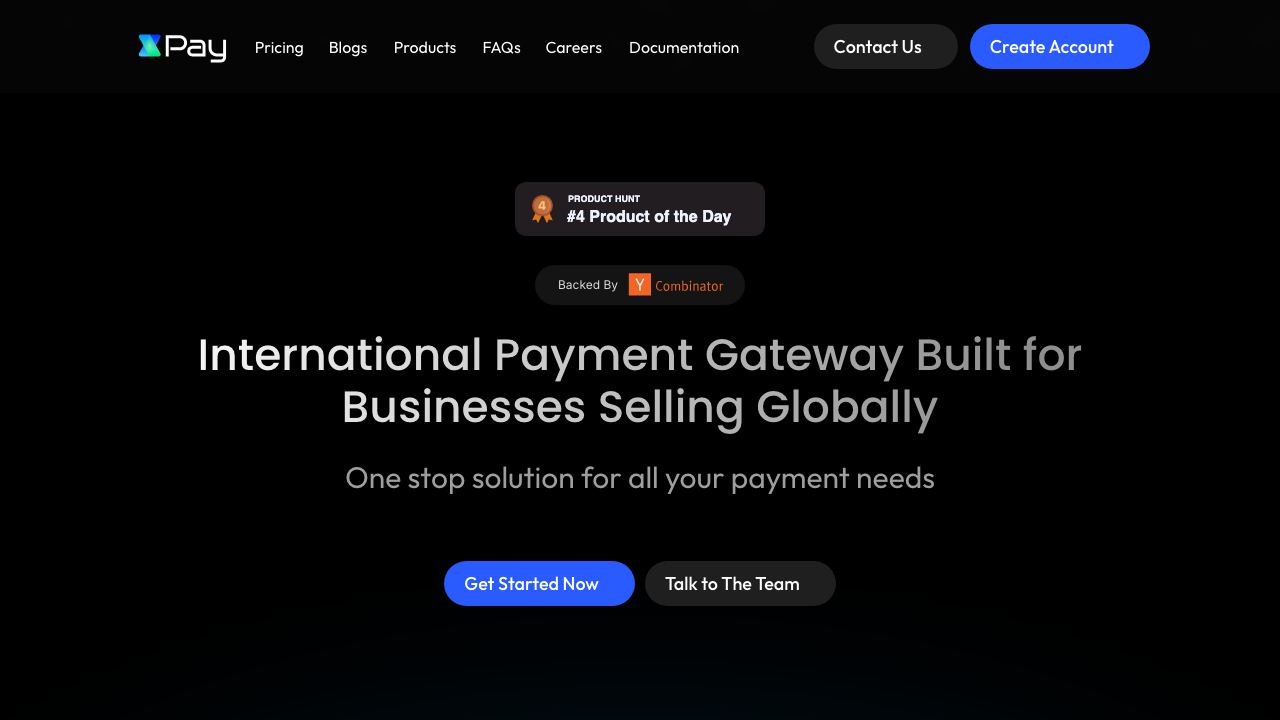 xPay 网站截图