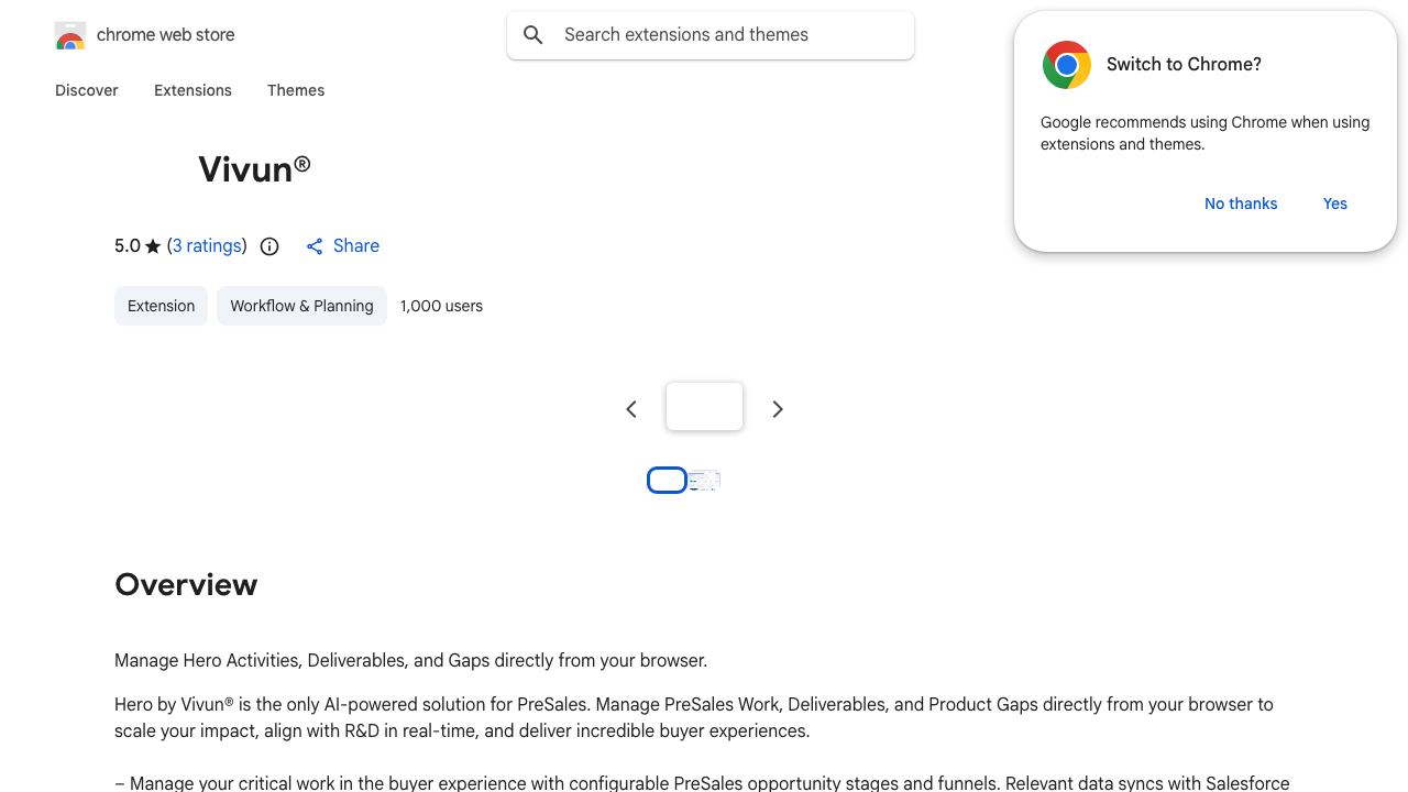 Vivun® 网站截图