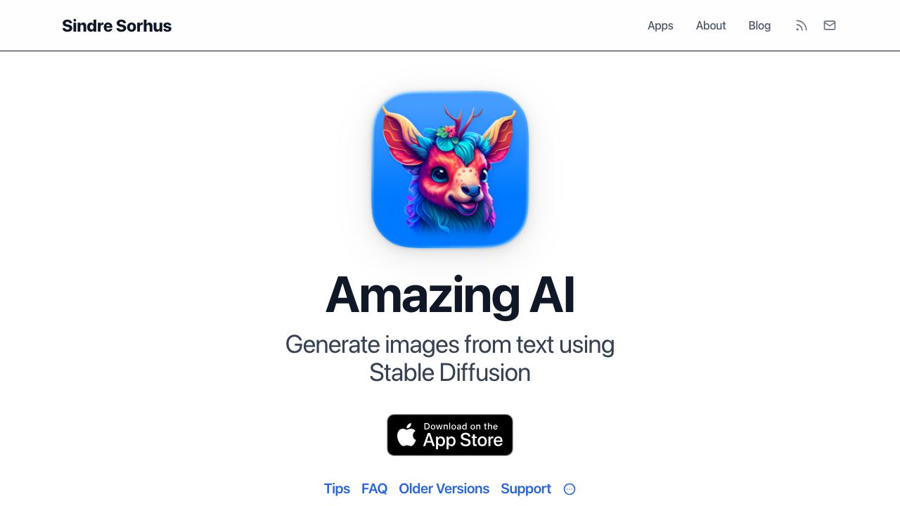 Amazing AI 网站截图