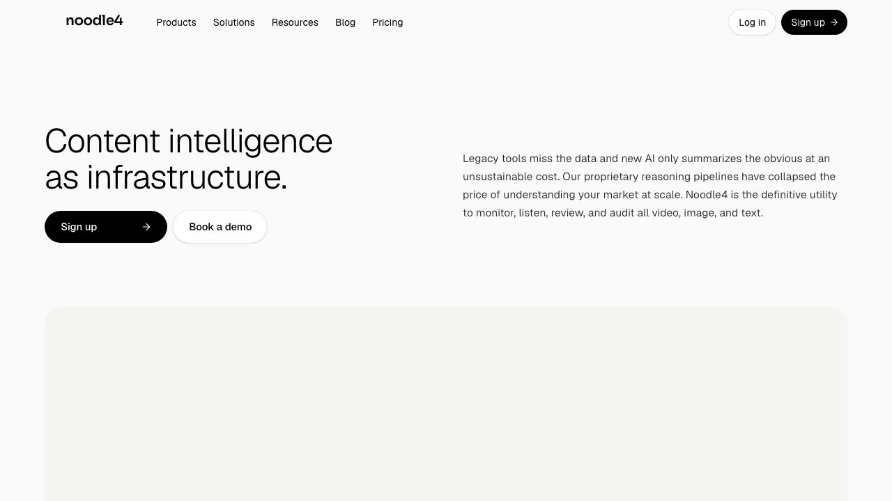Noodle4 AI - Content review assistant. 网站截图