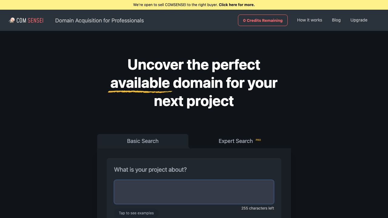 ComSensei.com 网站截图