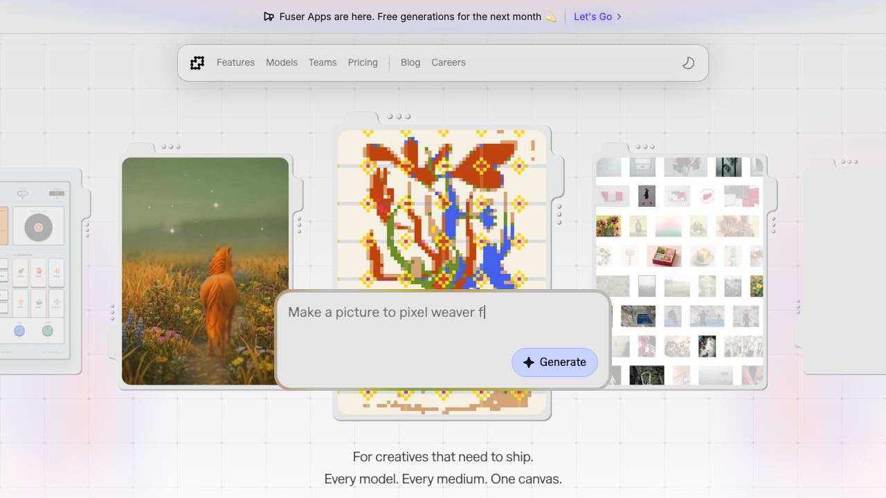 Fuser website screenshot
