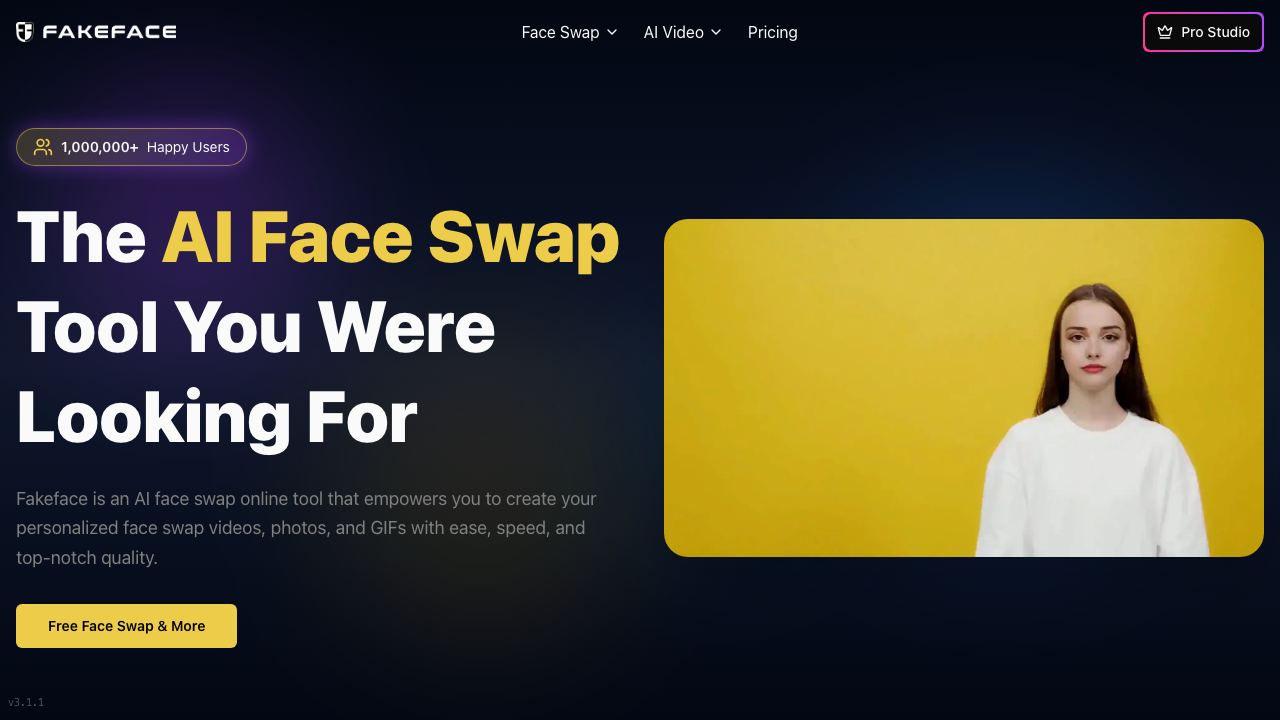 Fakeface 网站截图