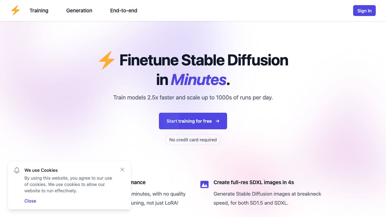 Dreamlook.ai 网站截图