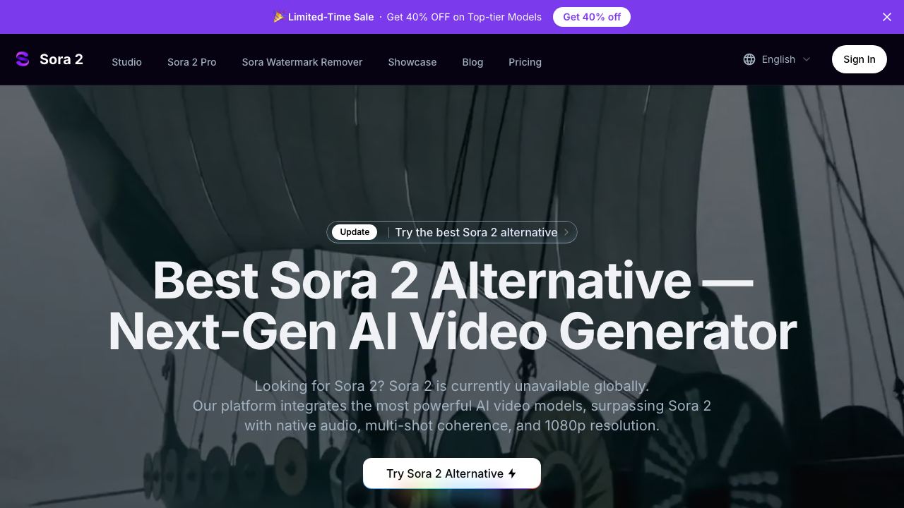 Sora-2 网站截图