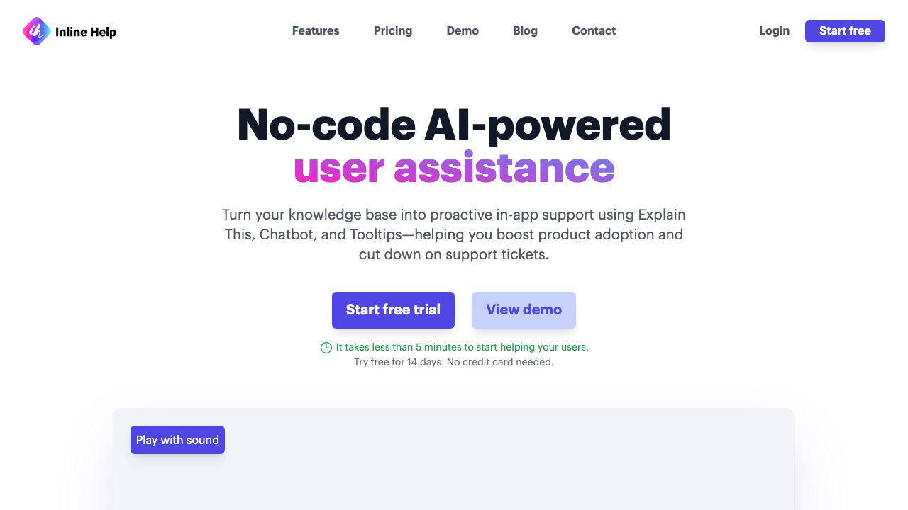 Inline Help 网站截图