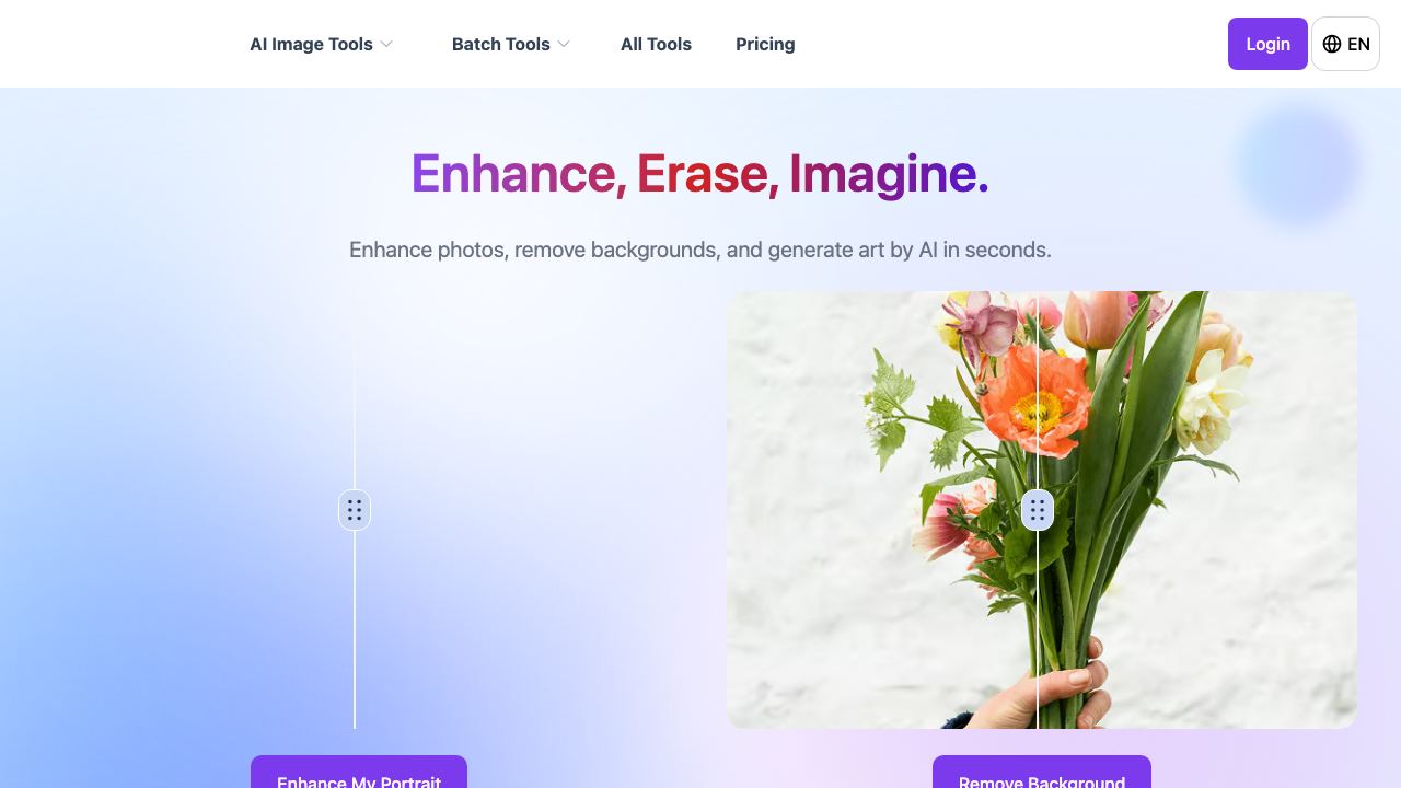 PicPicAI website screenshot