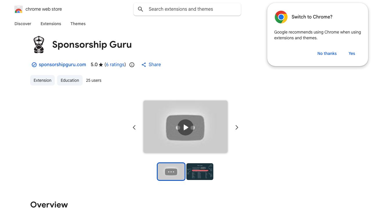 Sponsorship Guru 网站截图