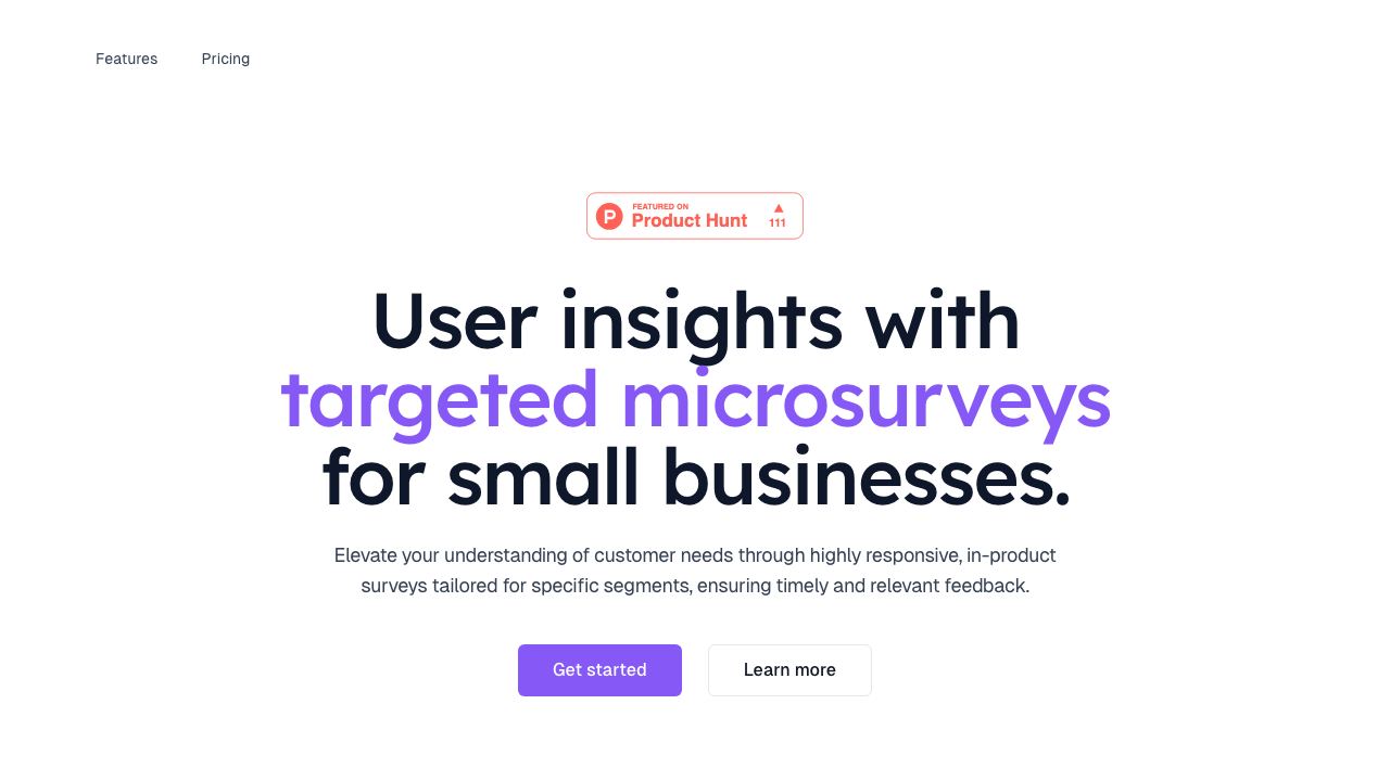 PollPebble website screenshot