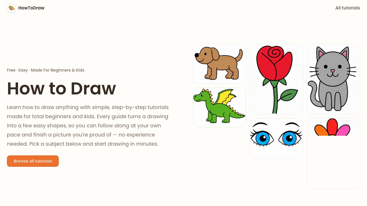 How to draw website screenshot