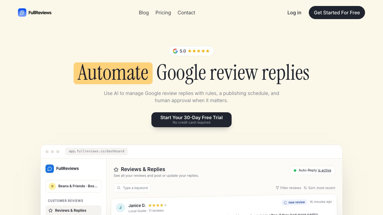 FullReviews 网站截图