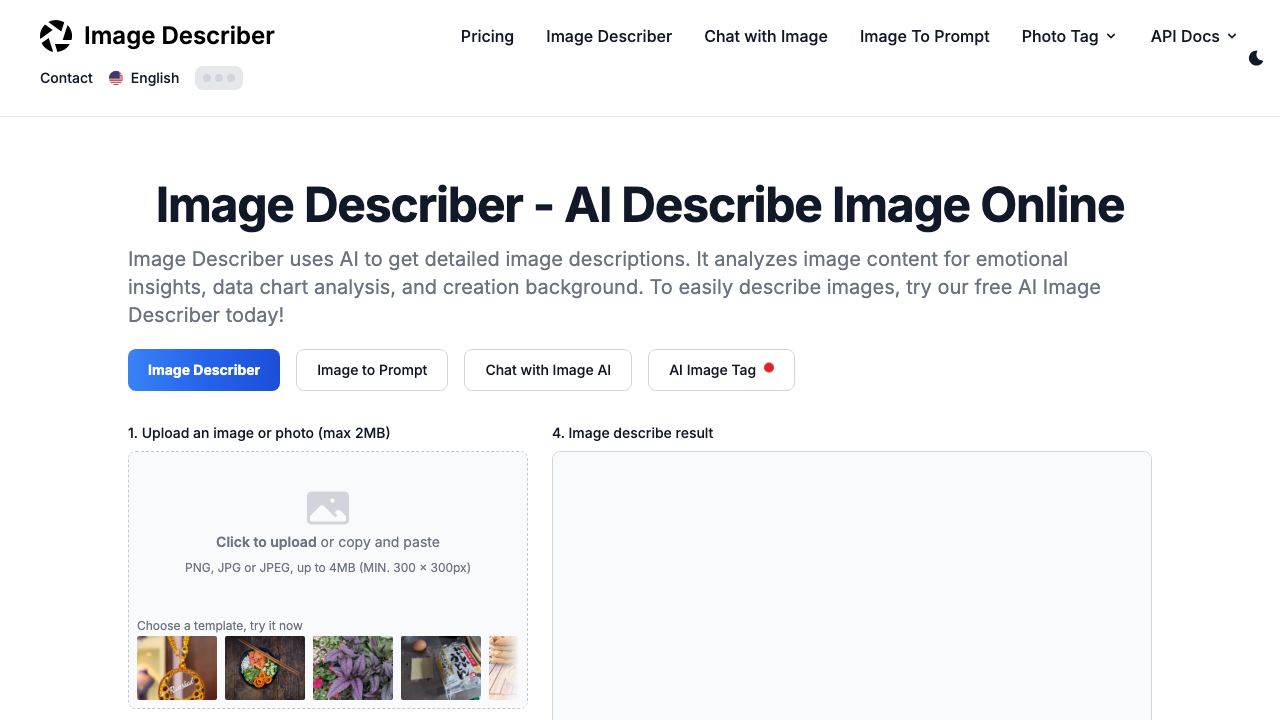 ImageAI.QA 网站截图