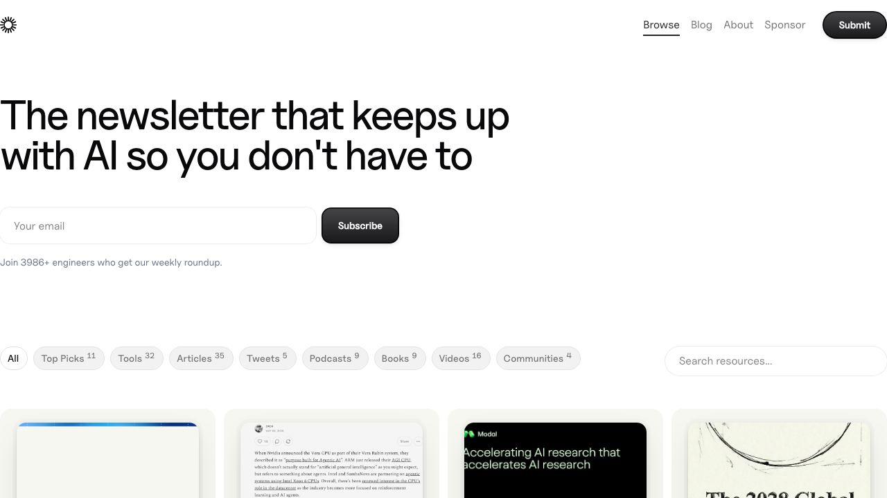 AI Things website screenshot