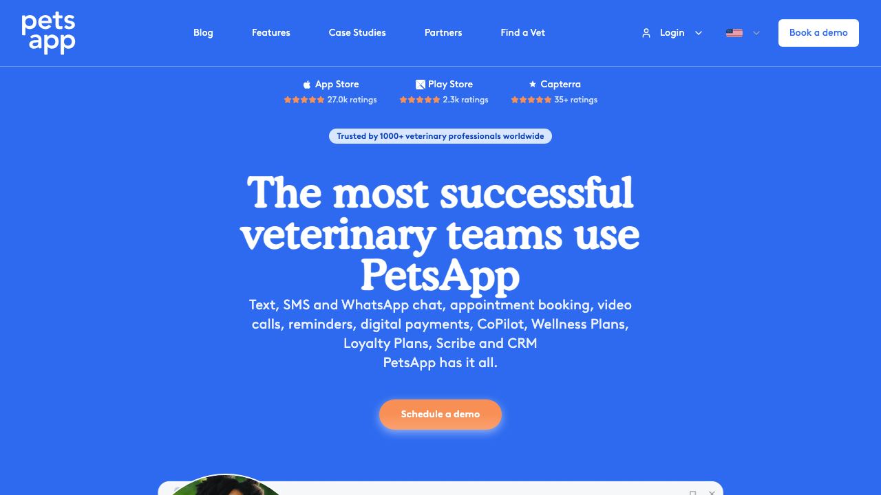 PetsApp 网站截图
