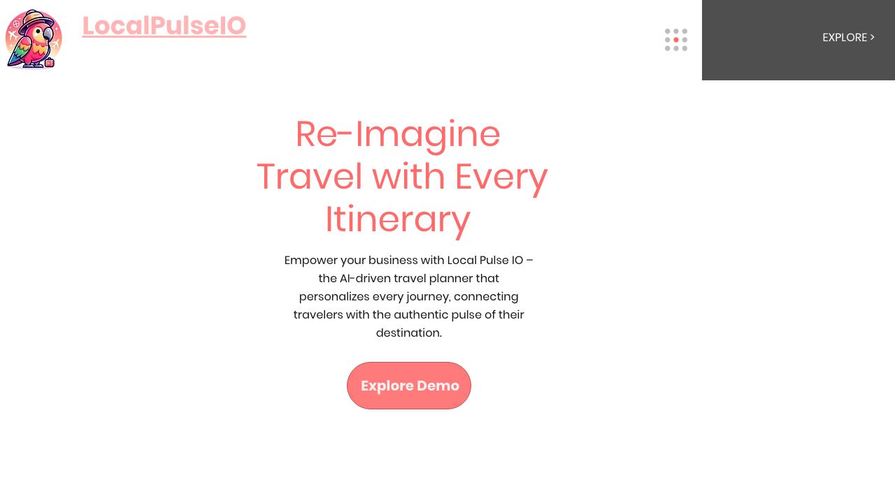 LocalPulseIO website screenshot