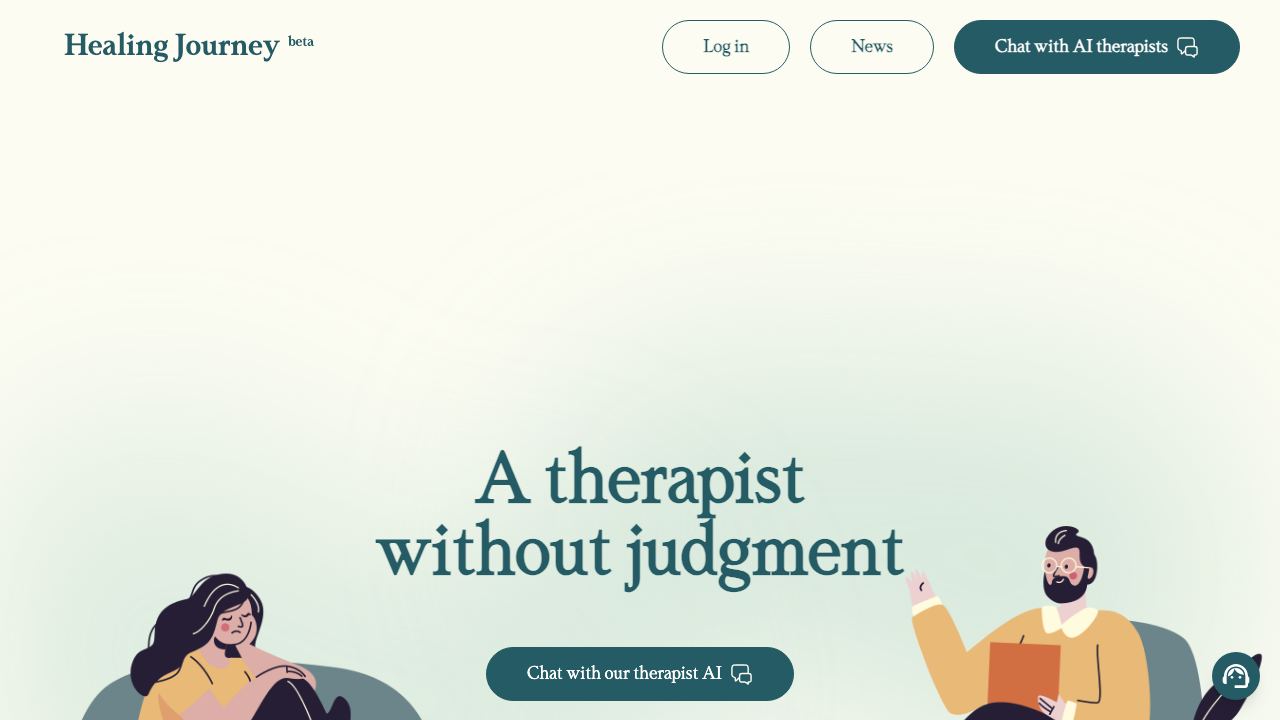 healingjourney 网站截图