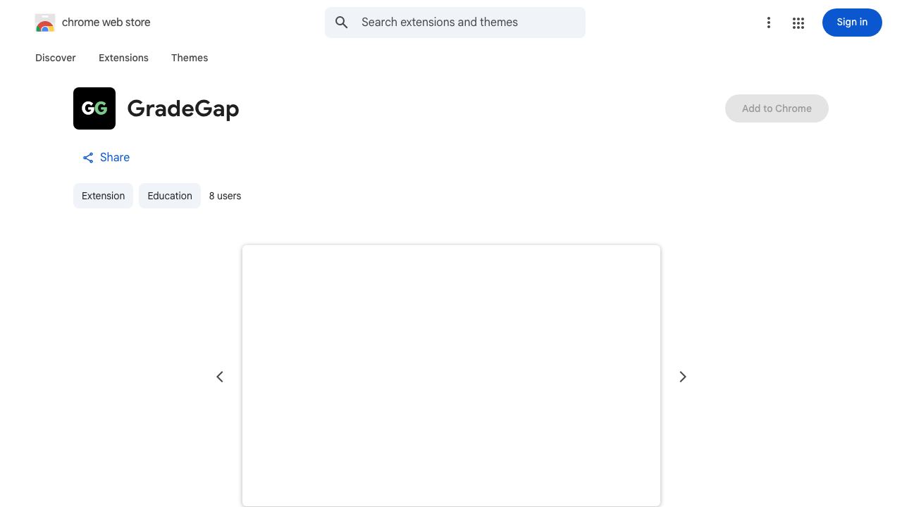 GradeGap website screenshot