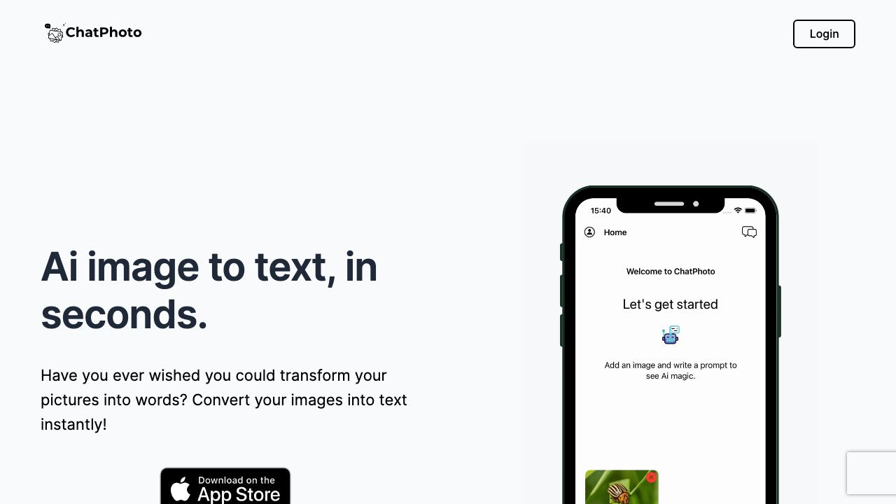 ChatPhoto website screenshot