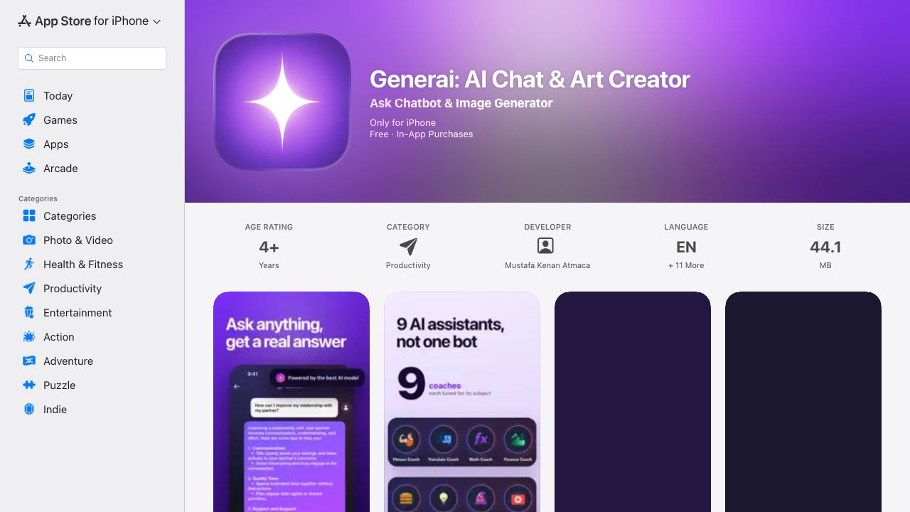Reflect AI - Chat Assistant website screenshot