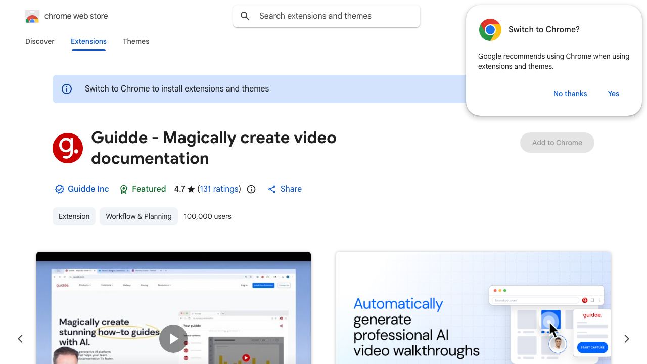 Guidde - Magically create video documentation 网站截图