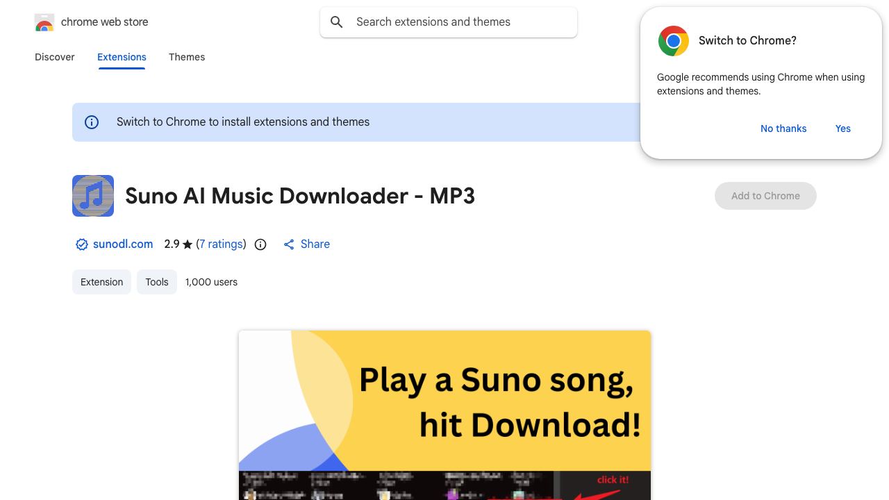 Suno AI Music Downloader - MP3 网站截图