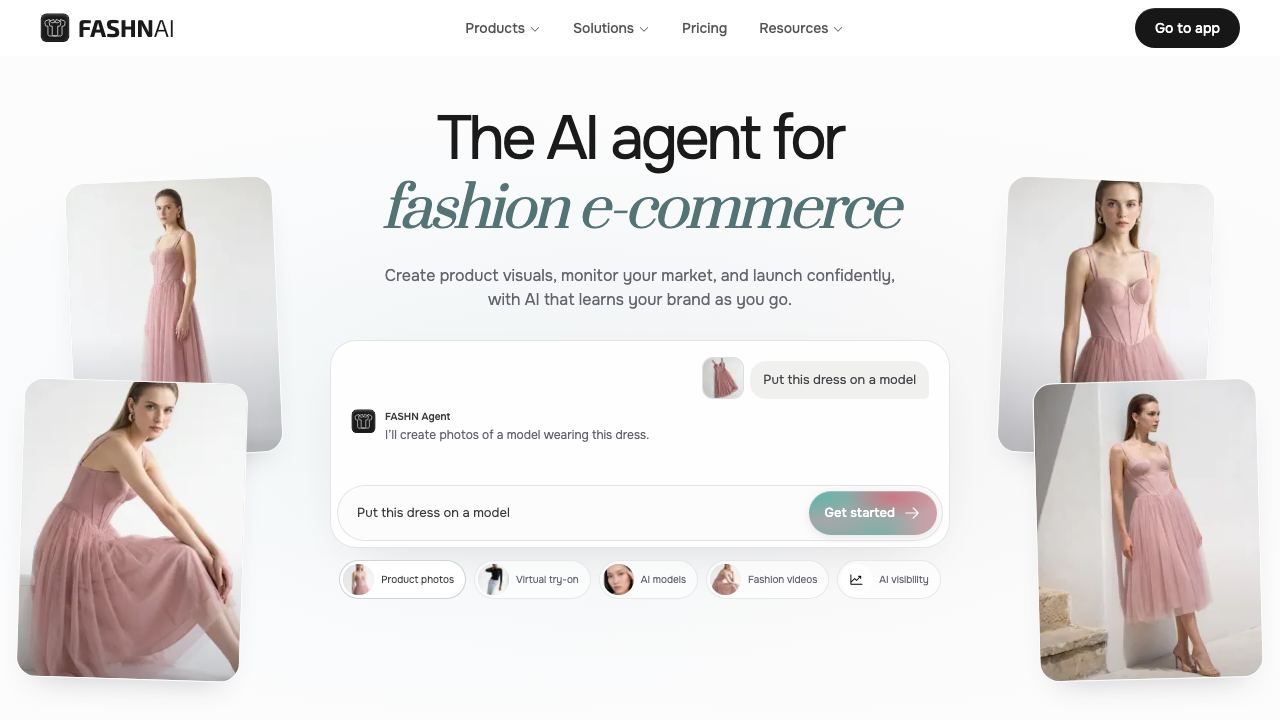 FASHN Virtual Try-On 网站截图