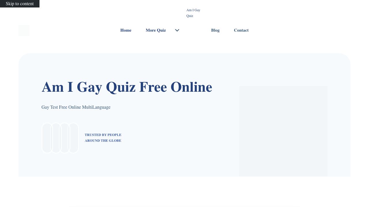Am I Gay Quiz 网站截图