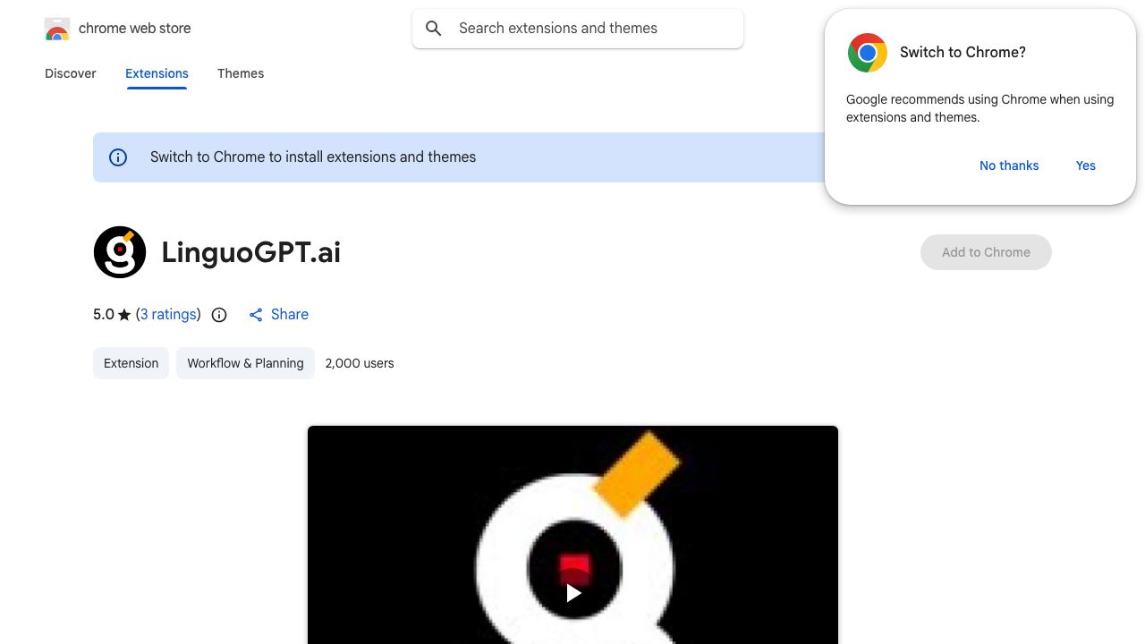 LinguoGPT.ai 网站截图