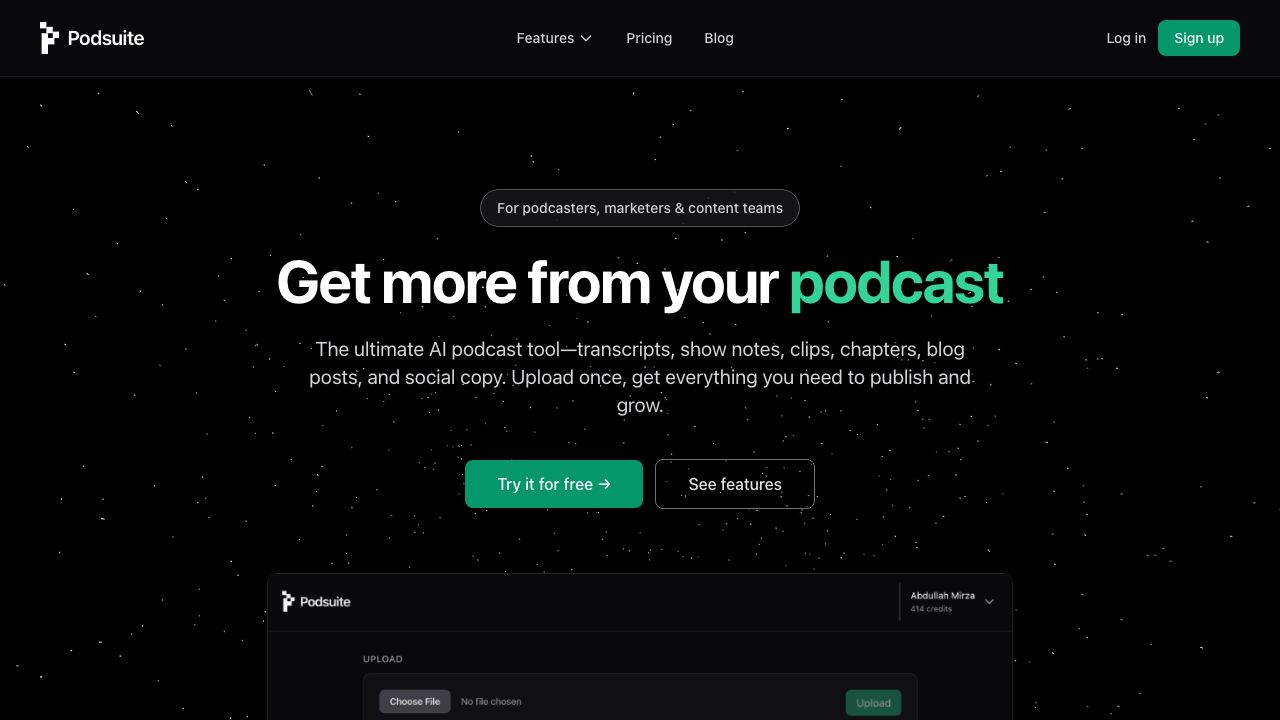Podsuite 网站截图